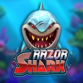 Razor Shark logo by Push Gaming at Cazimbo Casino