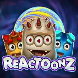 Reactoonz slot logo by Play’n GO at Cazimbo Casino