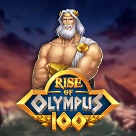 Slots logo of Rise of Olympus 100 from Play’n GO at Cazimbo Casino