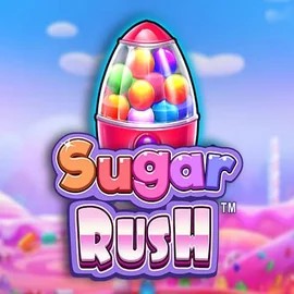 Sugar Rush logo by Pragmatic Play at Cazimbo Casino